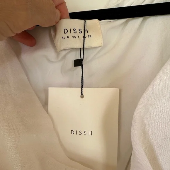 DISSH White linen Dress - Picture 3 of 6